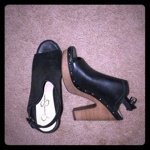 Jessica Simpson wedged heels